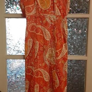 CluesCollestion,NewYork,size4,paisleydress